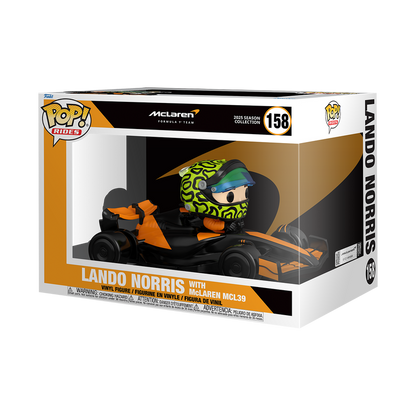 Funko Pop! Rides Super Deluxe Lando Norris with McLaren MCL39 Vinyl Figure Set - View 2