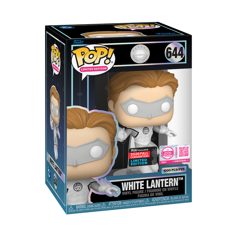 Funko Pop! White Lantern with Pop! Protector Vinyl Figure, 4.5-Inch DC Collectible - View 2