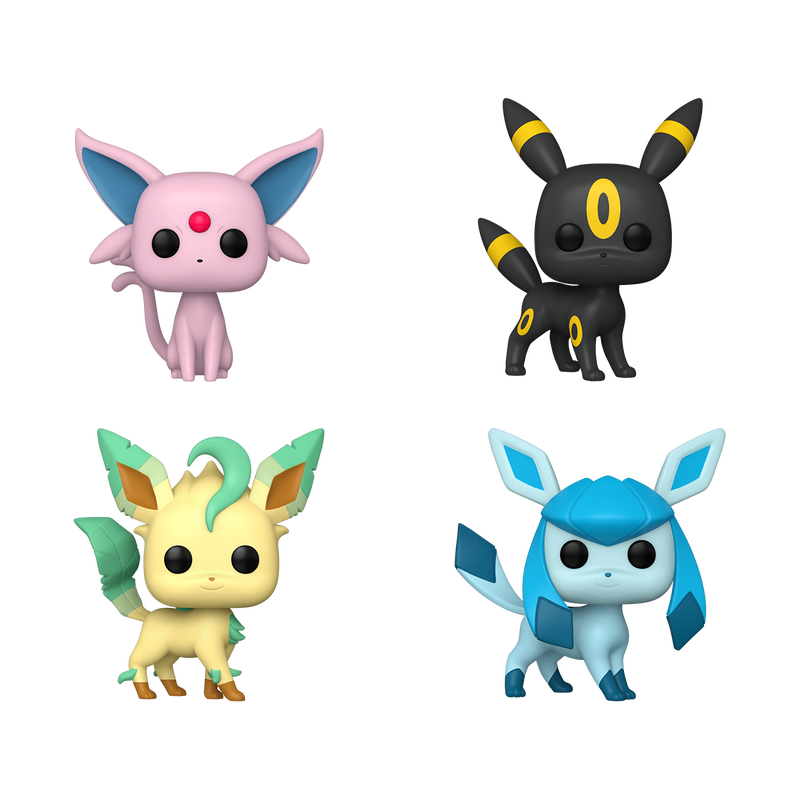 Funko Pop! Eevee Elemental Evolutions 4-Pack Vinyl Figure Set, 4-Inch