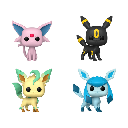 Funko Pop! Eevee Elemental Evolutions 4-Pack Vinyl Figure Set, 4-Inch