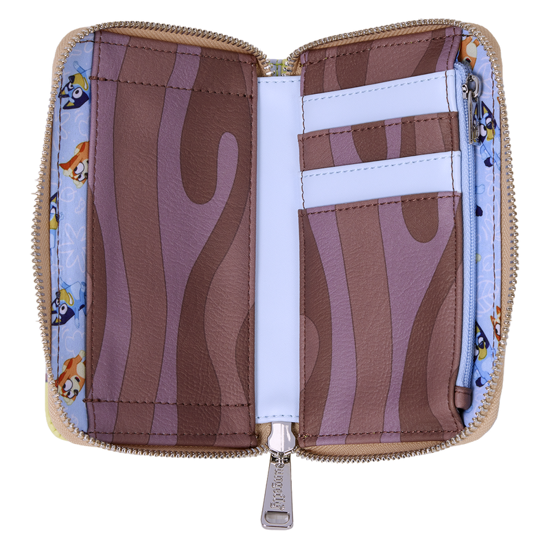 Loungefly Bluey's Backyard Zip-Around Wallet, Themed Accessory - View 6