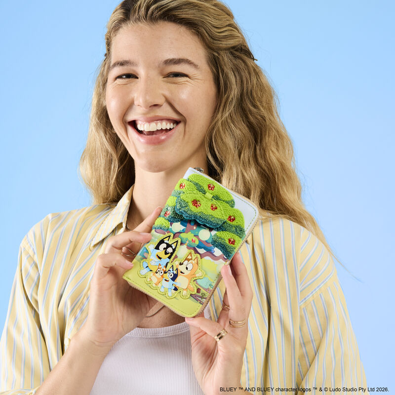 Loungefly Bluey's Backyard Zip-Around Wallet, Themed Accessory - View 2