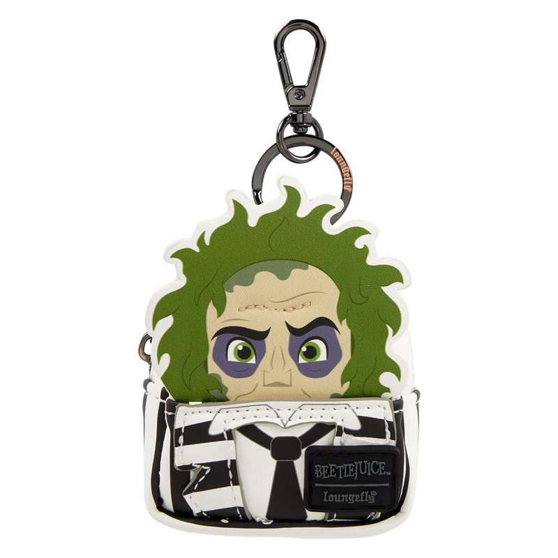 Loungefly Beetlejuice Exclusive Cosplay Mystery Mini Backpack Keychain Charm - View 6