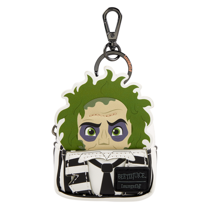 Loungefly Beetlejuice Exclusive Cosplay Mystery Mini Backpack Keychain Charm - View 6