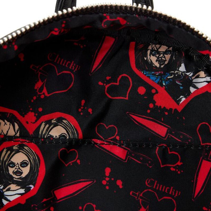 Loungefly Bride of Chucky Cosplay Mini Backpack, Horror Bag - View 6