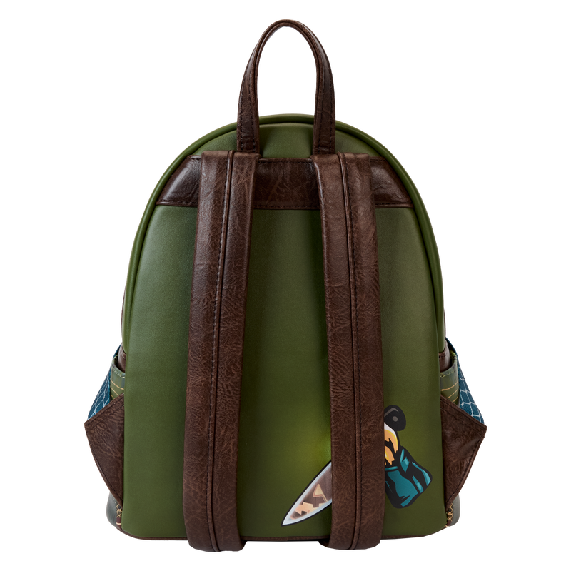 Loungefly Halloween Michael Myers Pumpkin Glow Mini Backpack with Coin Bag - View 9