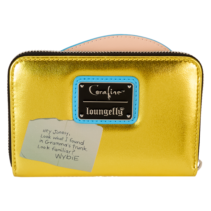 Loungefly Coraline 15th Anniversary Laika Doll Metallic Cosplay Zip Around Wallet - View 6