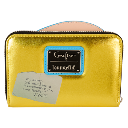 Loungefly Coraline 15th Anniversary Laika Doll Metallic Cosplay Zip Around Wallet - View 6