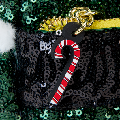 Loungefly Elf Buddy Sequin Cosplay Mini Backpack, Christmas Movie Bag - View 5