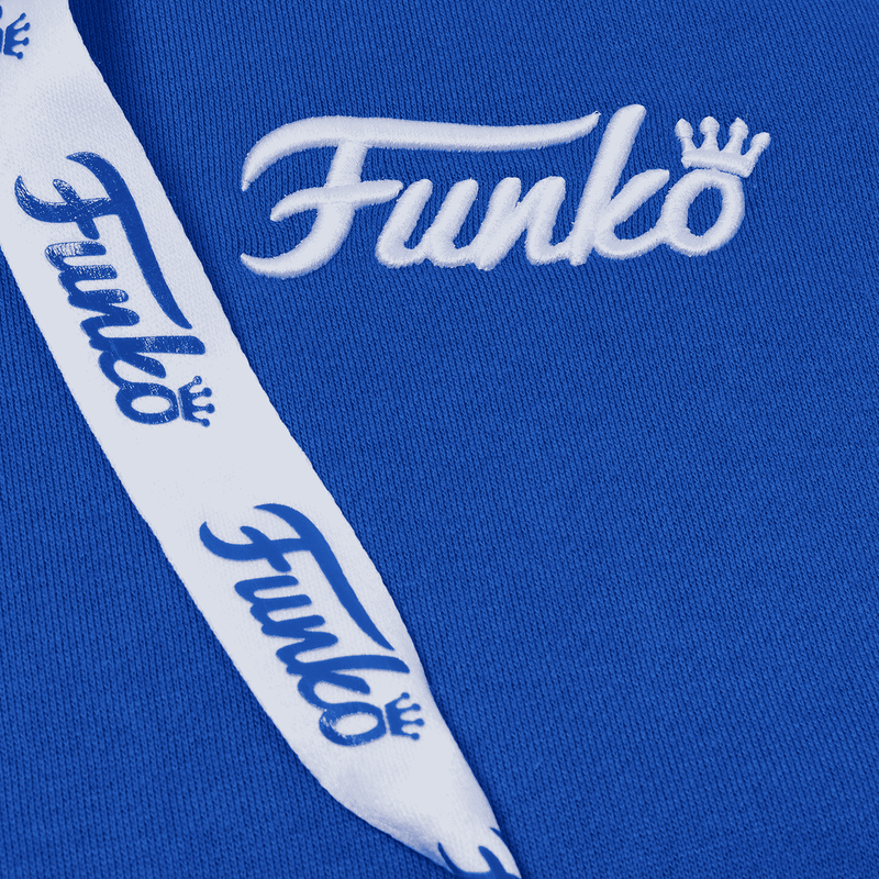 Funko Logo Blue Hoodie, Funko-Branded Pullover Apparel - View 3