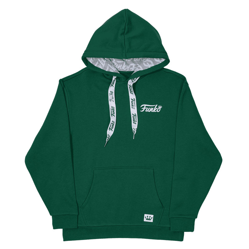 Funko Logo Green Hoodie, Funko-Branded Pullover Apparel