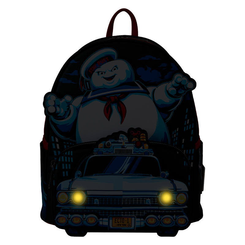 Loungefly Ghostbusters Stay Puft Ecto-1 Light Up Mini Backpack - View 4