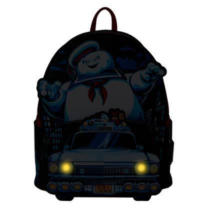 Loungefly Ghostbusters Stay Puft Ecto-1 Light Up Mini Backpack - View 4