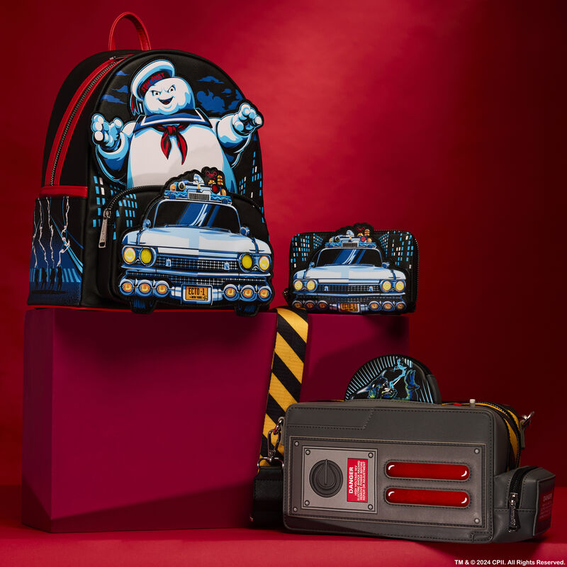 Loungefly Ghostbusters Stay Puft Ecto-1 Light Up Mini Backpack - View 3