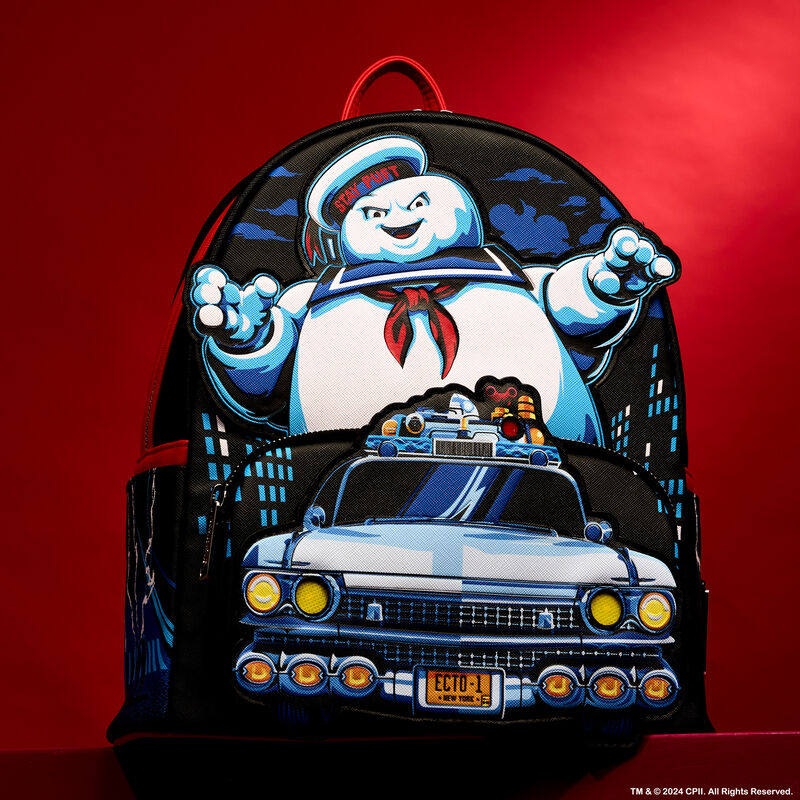 Loungefly Ghostbusters Stay Puft Ecto-1 Light Up Mini Backpack - View 2