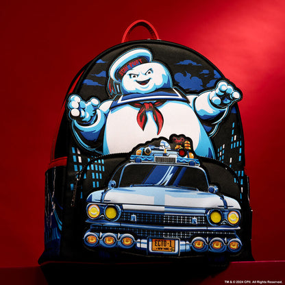 Loungefly Ghostbusters Stay Puft Ecto-1 Light Up Mini Backpack - View 2