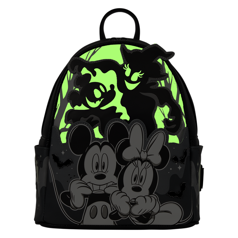 Loungefly Disney Mickey and Minnie Ghost Light-Up Glow Mini Backpack - View 3