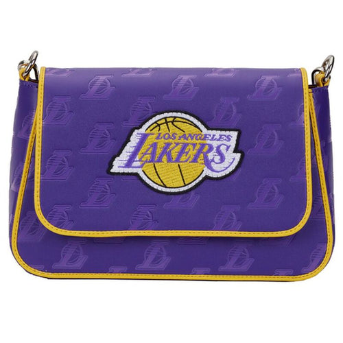 Loungefly NBA Los Angeles Lakers Logo Crossbody Bag, Team Themed Bag