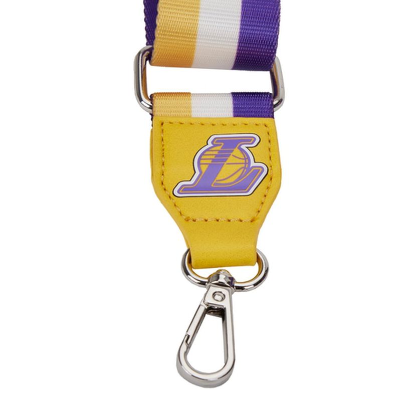 Loungefly NBA Los Angeles Lakers Logo Crossbody Bag, Team Themed Bag - View 7