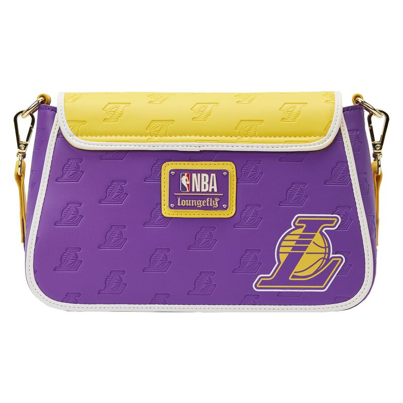 Loungefly NBA Los Angeles Lakers Patch Icons Crossbody Bag - View 6