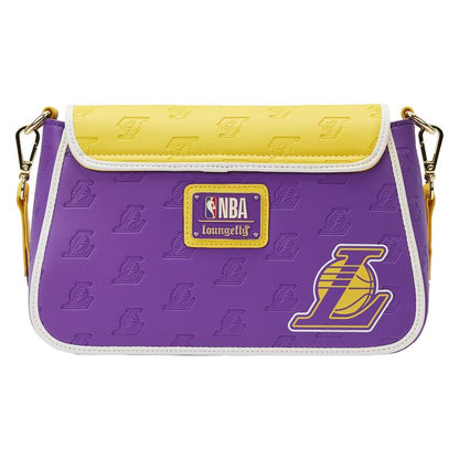 Loungefly NBA Los Angeles Lakers Patch Icons Crossbody Bag - View 6