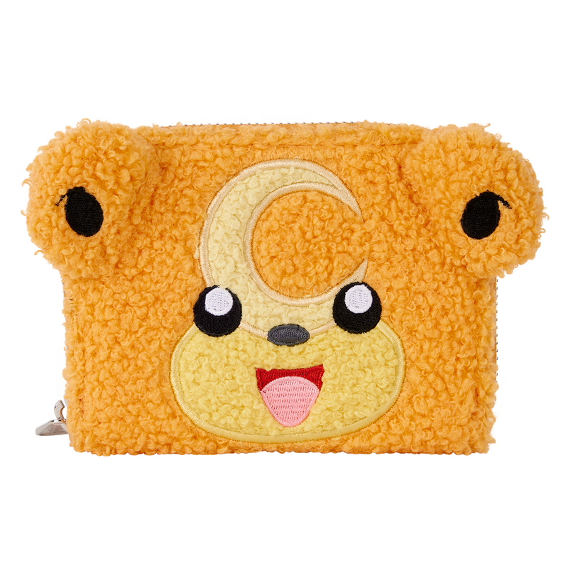 Loungefly Pokemon Teddiursa Limited Edition Sherpa Cosplay Zip Around Wallet