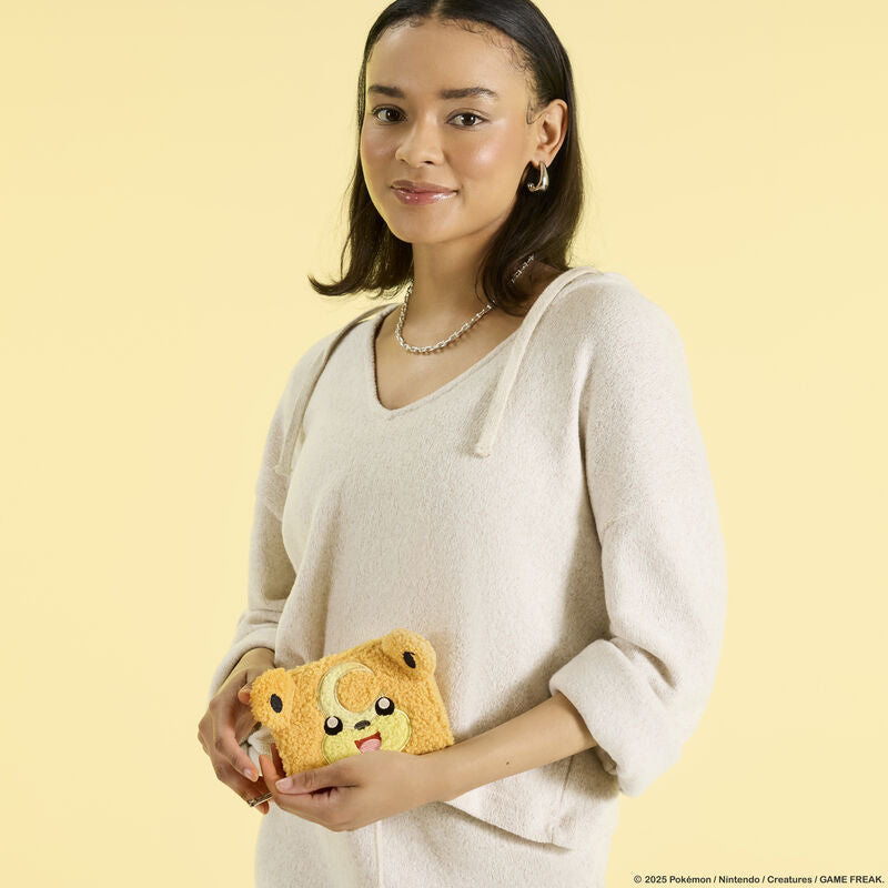 Loungefly Pokemon Teddiursa Limited Edition Sherpa Cosplay Zip Around Wallet - View 2