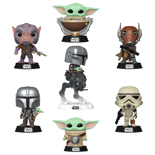Funko The Mandalorian and Grogu Bundle, Star Wars Collectible Set