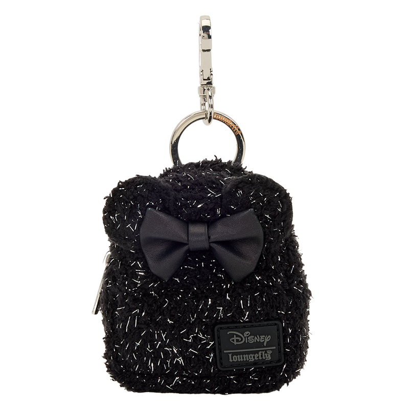 Loungefly Disney Minnie Mouse Glitter Mystery Mini Backpack Keychain Charm - View 6