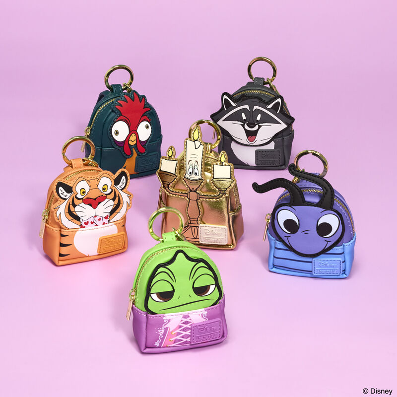 Loungefly Disney Princess Sidekicks Cosplay Mystery Mini Backpack Keychain Charm - View 2