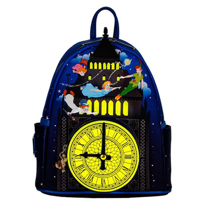Loungefly Disney Peter Pan Clock Glow in the Dark Mini Backpack - View 3
