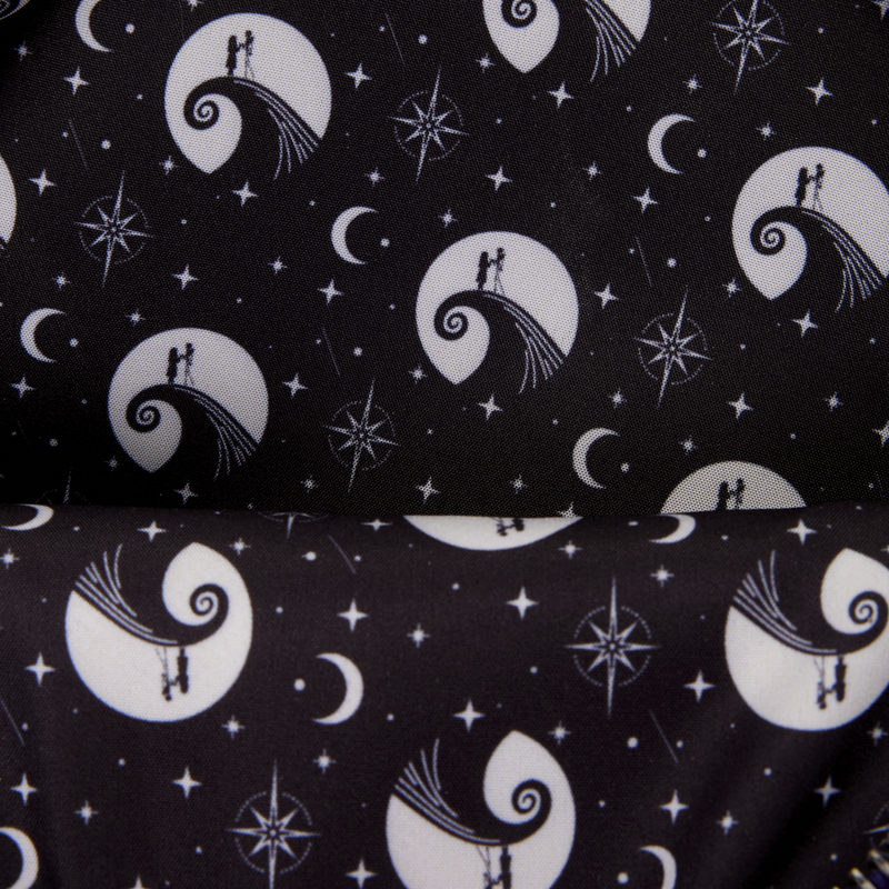 Loungefly Disney The Nightmare Before Christmas Jack Skellington and Sally Night Sky Mini Backpack - View 5