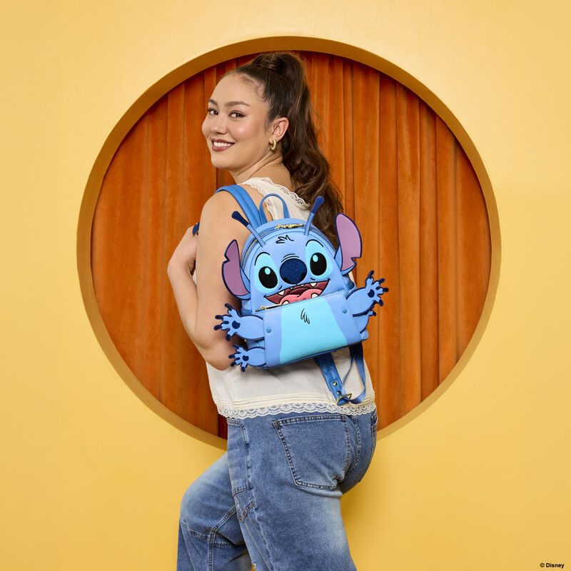 Loungefly D23 Exclusive Disney Lilo and Stitch Stitch 626 Cosplay Mini Backpack - View 3