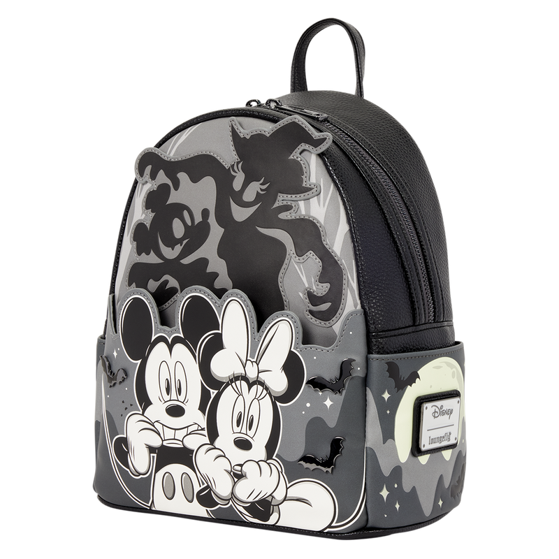Loungefly Disney Mickey and Minnie Ghost Light-Up Glow Mini Backpack - View 4