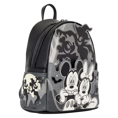 Loungefly Disney Mickey and Minnie Ghost Light-Up Glow Mini Backpack - View 5