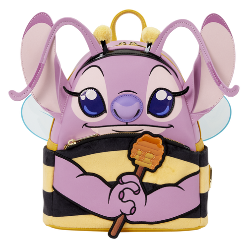 Loungefly Disney Lilo and Stitch Angel Bumblebee Costume Cosplay Mini Backpack