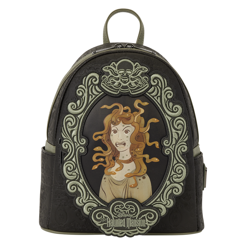 Loungefly Disney The Haunted Mansion Exclusive Medusa Portrait Light-Up Glow Mini Backpack