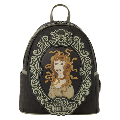 Loungefly Disney The Haunted Mansion Exclusive Medusa Portrait Light-Up Glow Mini Backpack