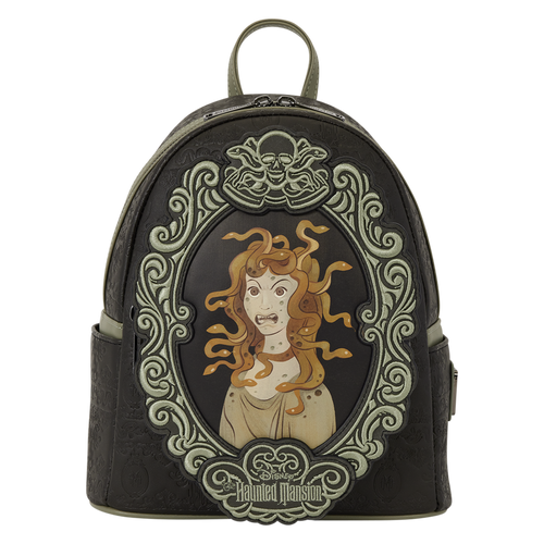 Loungefly Disney The Haunted Mansion Exclusive Medusa Portrait Light-Up Glow Mini Backpack