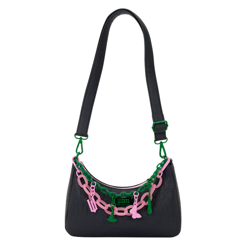 Loungefly Wicked: For Good Glinda and Elphaba Crossbody Bag with Charms