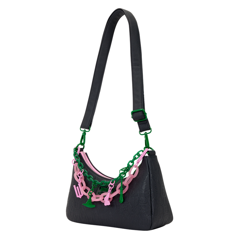 Loungefly Wicked: For Good Glinda and Elphaba Crossbody Bag with Charms - View 4