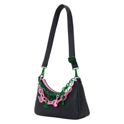 Loungefly Wicked: For Good Glinda and Elphaba Crossbody Bag with Charms - View 4