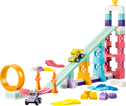 LEGO DUPLO 3 in 1 Creative Ramps with Vehicles Building Set (111 Pieces, Ages 3+) - View 2
