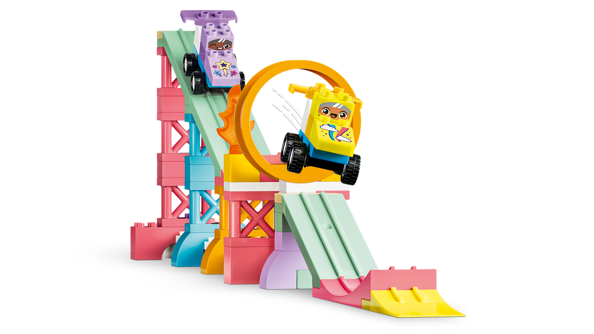 LEGO DUPLO 3 in 1 Creative Ramps with Vehicles Building Set (111 Pieces, Ages 3+) - View 5