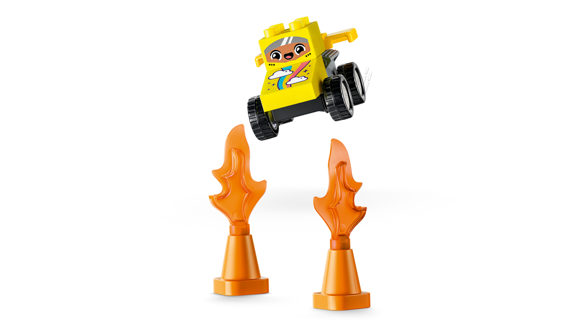 LEGO DUPLO 3 in 1 Creative Ramps with Vehicles Building Set (111 Pieces, Ages 3+) - View 6