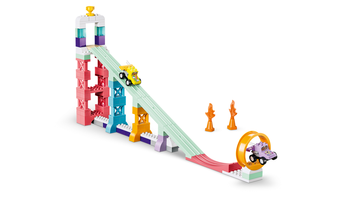 LEGO DUPLO 3 in 1 Creative Ramps with Vehicles Building Set (111 Pieces, Ages 3+) - View 7
