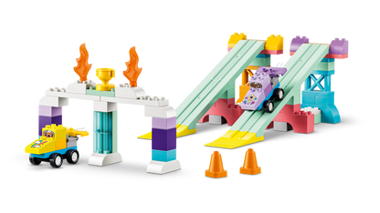 LEGO DUPLO 3 in 1 Creative Ramps with Vehicles Building Set (111 Pieces, Ages 3+) - View 8
