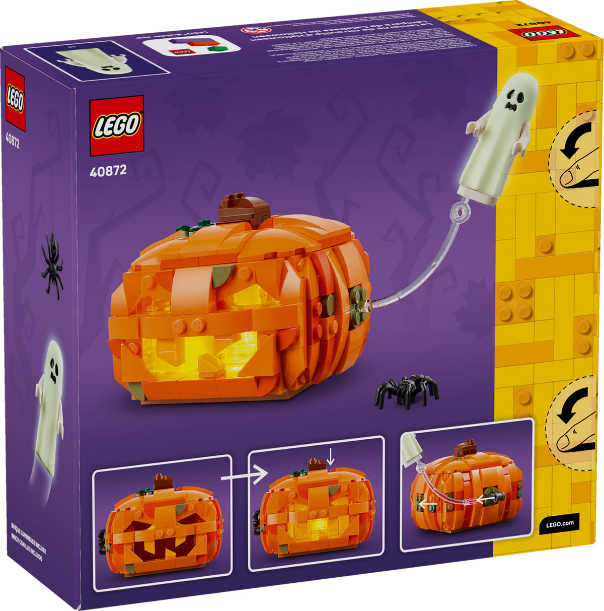 LEGO Halloween Pumpkin Lantern 40872 Building Set (323 Pieces) - View 14