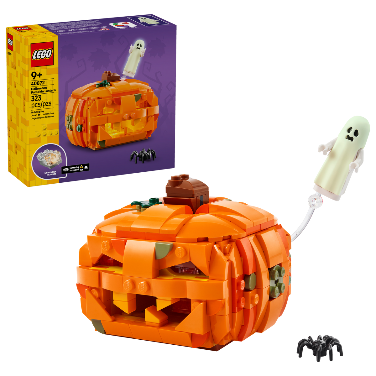 LEGO Halloween Pumpkin Lantern 40872 Building Set (323 Pieces) - View 3