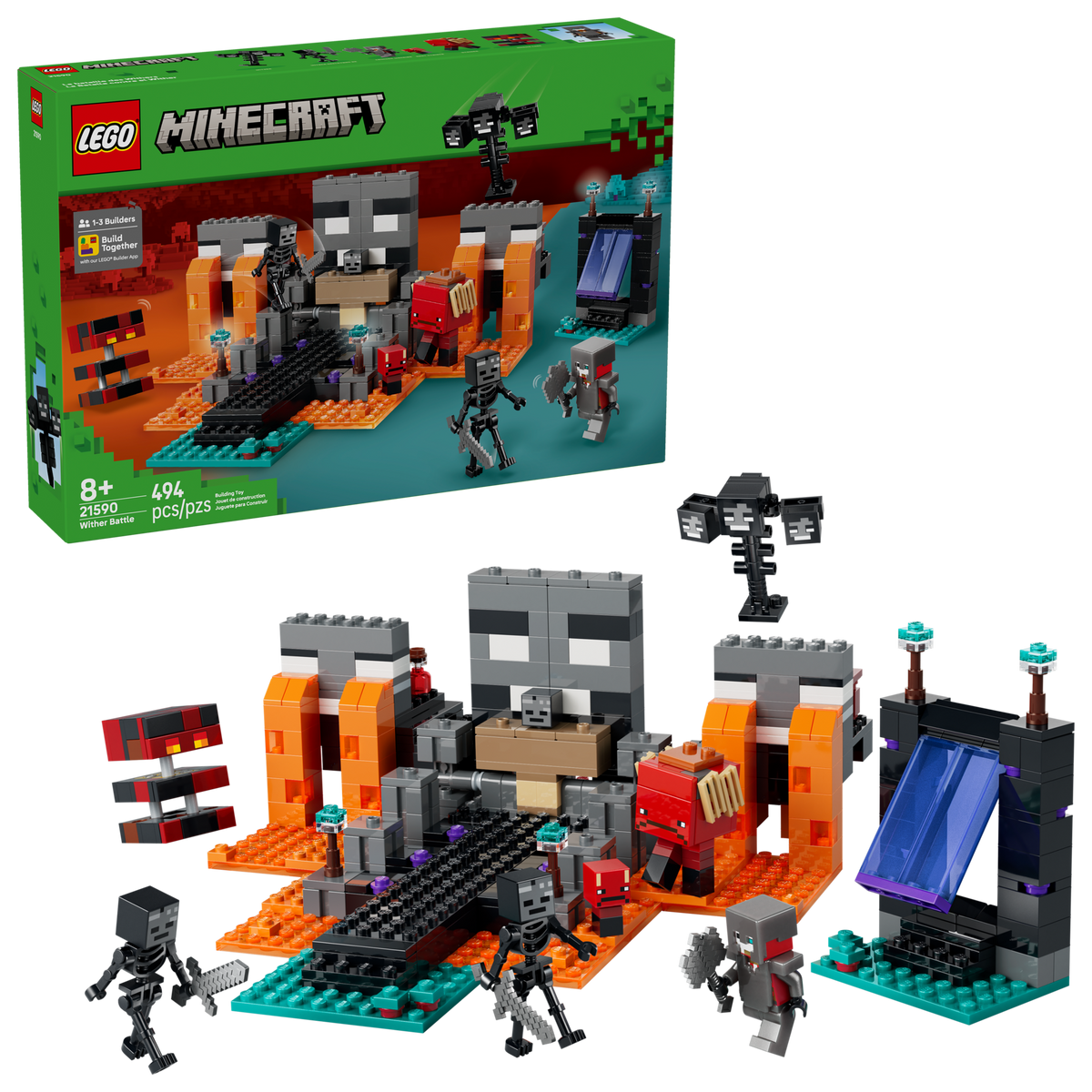 LEGO Minecraft Wither Battle 21590 Building Set (494 Pieces) - View 3